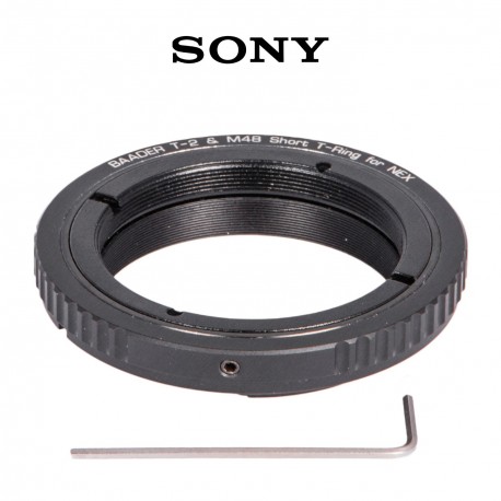 Wide-T-Ring Sony E/NEX Bajonet mit D52i/M48 auf T-2 und S52
